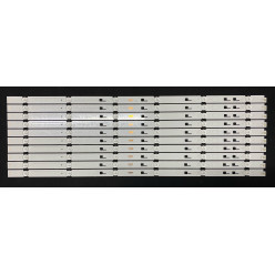 LED Backlight Strip Sony 65" - 10 strips x 6 LEDs, 710mm, SAMSUNG_2015SONY65_FCOM_06_REV1.0_160212 LM41-00116K