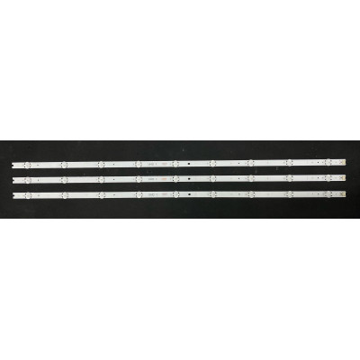 Комплект ленти LG 43" - 3 ленти x 9 LED - 3V - 840mm - 43" V16 ART3 2563 Rev2.3 2 - 43 V16 ART3 2550Rev2.1 - 6916L-2550A