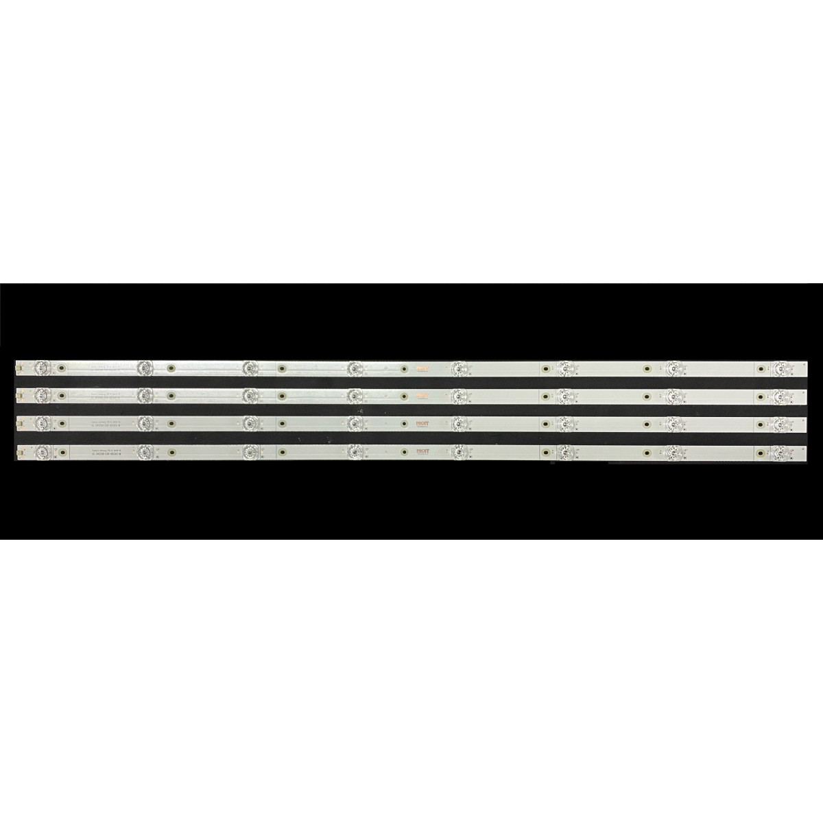 LED Backlight Strip Hisense 43" - 4 strips x 8 LEDs - 3V - 780mm - JL.D42581330-003AS-M - H43A6100