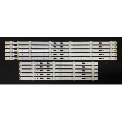 Samsung 48" TV LED háttérvilágítás készlet - 5 darab x 10 LED (6 + 4) - V5DF-480DCA-R2 + V5DF-480DCB-R2