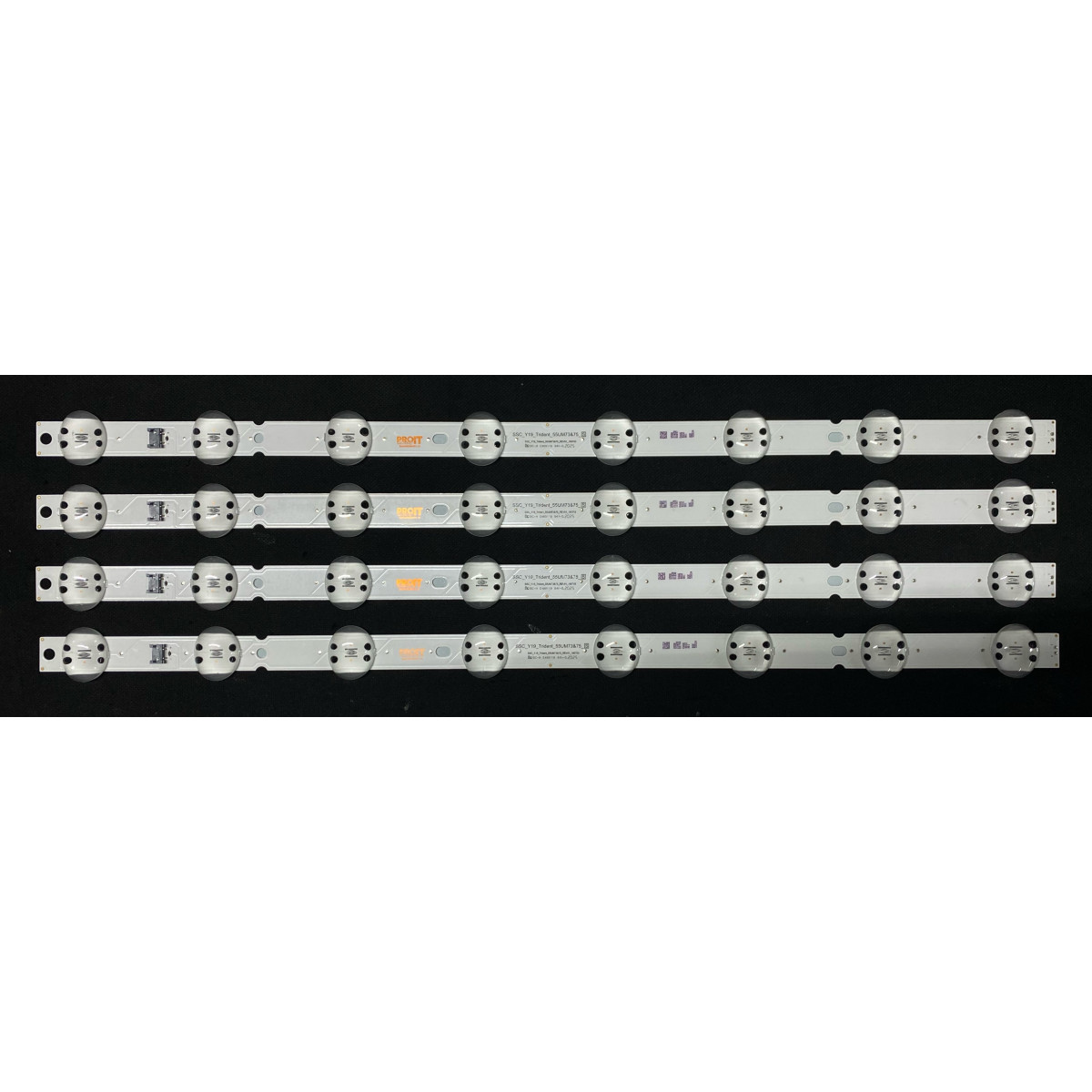 LED Backlight Strip LG 55" - 4 strips x 8 LEDs - 6V - 580mm - SSC_Y19_Trident_55UM73&75_REV01_180703