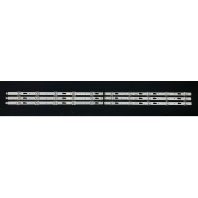 LED Backlight Strip Samsung 43" - 3 strips x 10 LEDs - 5 + 5 LEDs- 3V - 805mm - V0T7-430SMA-R0 + V0T7-430SMB-R0