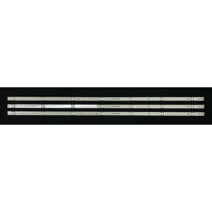 LED Backlight Strip LG 43" - 3 strips x 7 LEDs, 43UJ65_UHD, 43LJ61_FHD_S, 3V, 830mm - LC43490058A