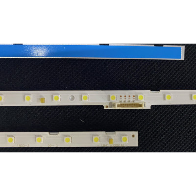 Samsung 65" TV LED háttérvilágítás készlet - 2 oldalsó szalag x 54 LED - 6V - 705mm - AOT_65_NU7300 - LM41-00614A - LM41-00617A
