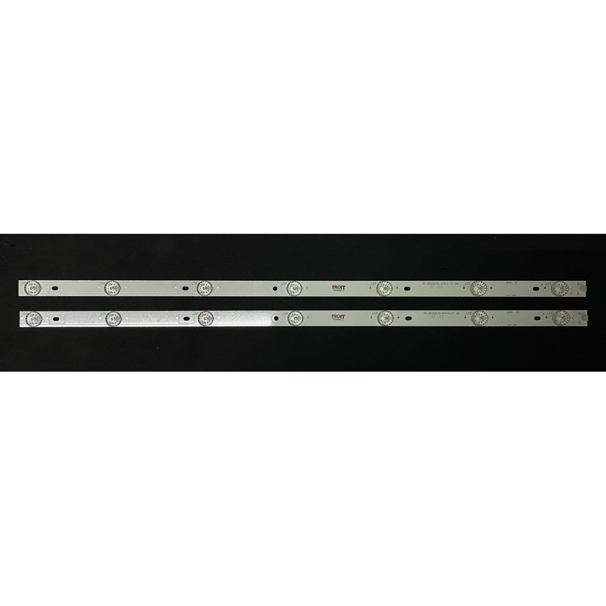 Más márkák 32" LED háttérvilágítás TV készlet - 2 darab x 7 LED - 6V - 590mm - RF-BS320E30-0701S-17 B0