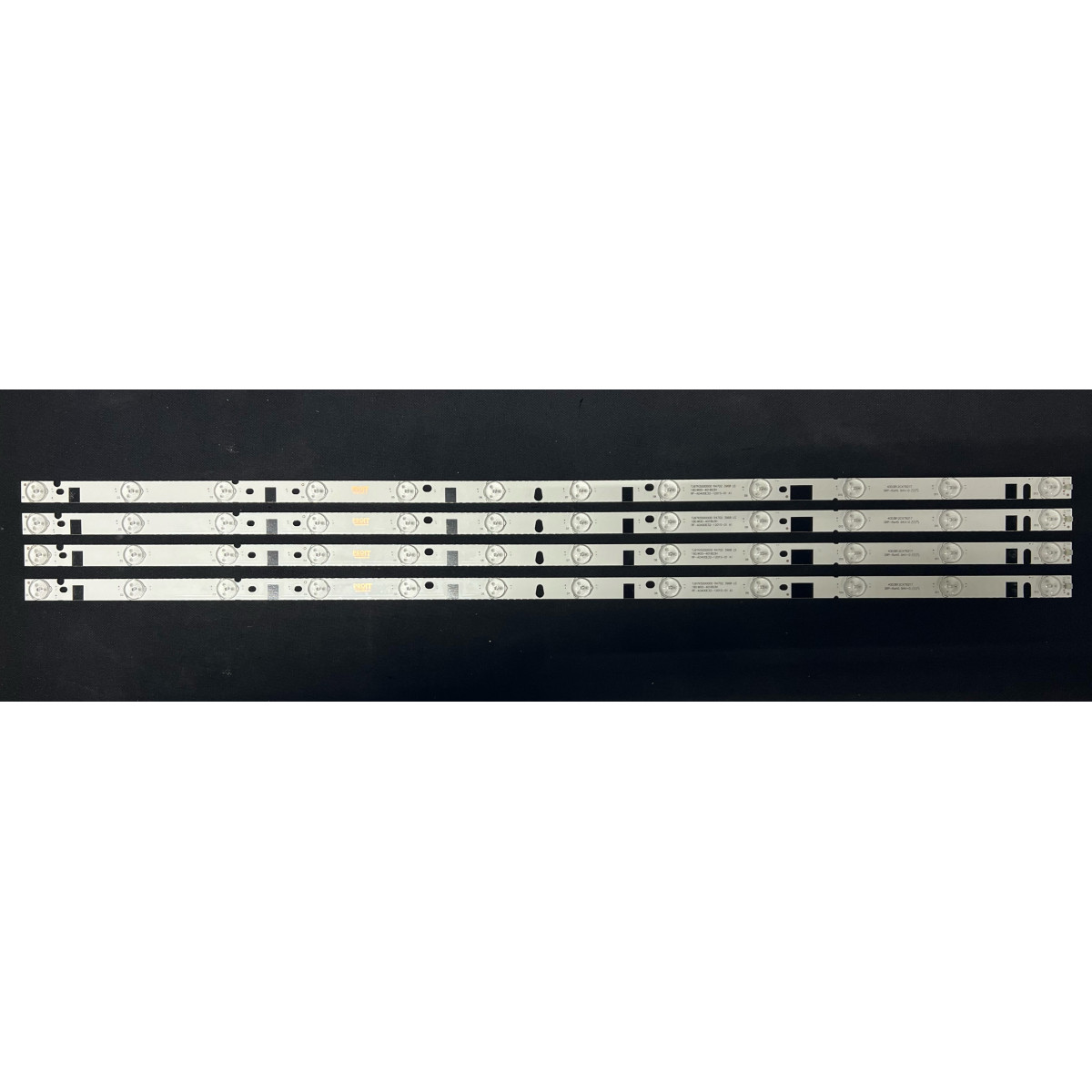 LED Backlight Strip other brands 40" - 4 strips x 12 LEDs - 3V - 790mm - ZDCX40D12-ZC14F-03 - RF-AD400E32-1201S-01 A1