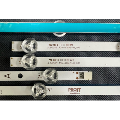 LED Backlight Strip other brands 55" - 9 strips x 6 LEDs - 6A + 3B - JL.D55061330-078HS-M_V01 + JL.D55061330-078AS-M_V01
