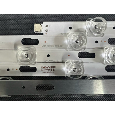 LED Backlight Strip Samsung 50" - 3 strips x 12 LEDs (6 + 6) - 3V - 963mm