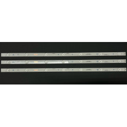 LED Backlight Strip Panasonic 32" - 3 strips x 7 LEDs, 3V, TNMX008, TNMX009
