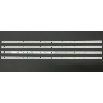 LED Backlight Strip other brands 40" - 4 strips x 8 LEDs - 3V - 785mm - CX40D08-ZC21FG-01 - MS-L1092 V2