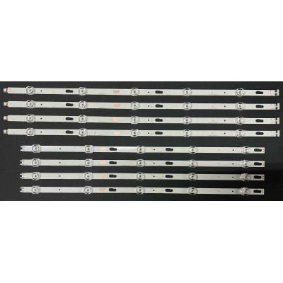 Samsung 55" TV LED háttérvilágítás készlet - 4 darab x 10 LED (5 + 5) - 3V - 1085mm - LM41-00871A / 907A + LM41-00872A / 908A