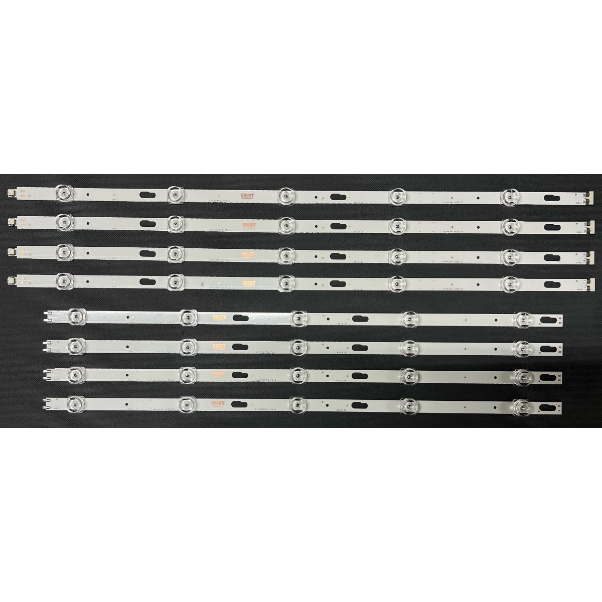 Samsung 55" TV LED háttérvilágítás készlet - 4 darab x 10 LED (5 + 5) - 3V - 1085mm - LM41-00871A / 907A + LM41-00872A / 908A