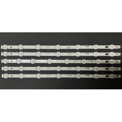 LED Backlight Strip other brands 39" 40" - 5 strips - 4A x 7 LEDs + 1B x 8 LEDs, 355mm