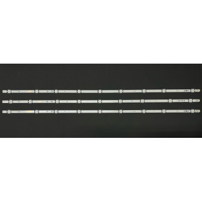 Más márkák 40" LED háttérvilágítás TV készlet - 3 darab x 9 LED, 2A + 1B, 3V, 745mm