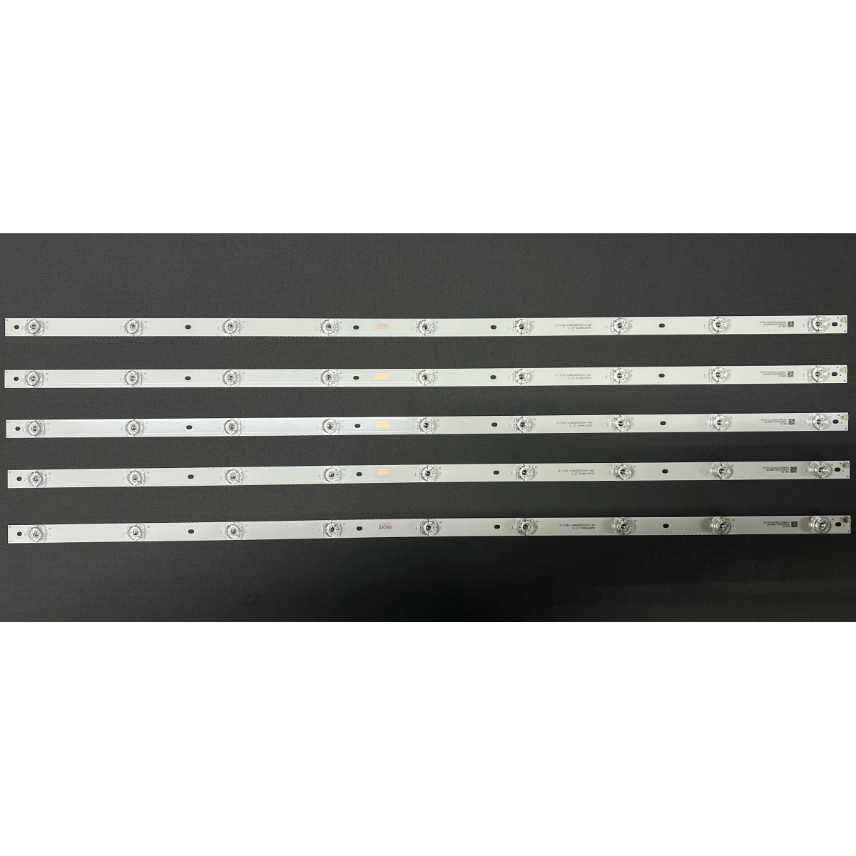 LED Backlight Strip Sharp 43" - 5 strips x 9 LEDs - 3V - 840mm - CRH-P4330300509672-REV1.1 B - CRH-P4335350509515REV1.1 B