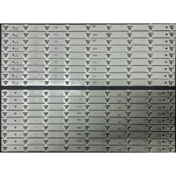 LED Backlight Strip Panasonic 55" - 18 strips x 9 LEDs - 9L + 9R - 3V - 525mm - LG Innotek 55inch Pattern 6.5PI Rev1.0