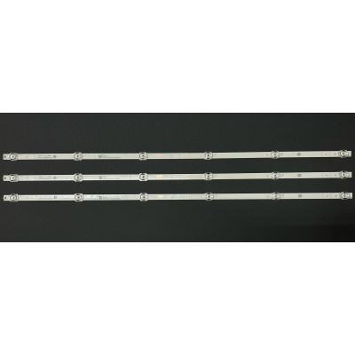 LED Backlight Strip Hisense 40" - 3 strips x 6 LEDs - 3V - 720mm - JL.D40061330-003BS-M_V02 - CRH-BX40C130300603913REV1.0