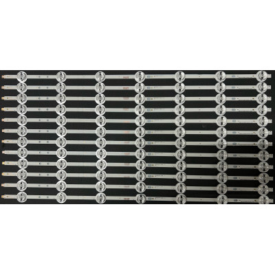 LED Backlight Strip other brands 55" - 12 strips x 7 LEDs - 3V - 593mm - SVS550AB5_REV7.1_7COB_140702