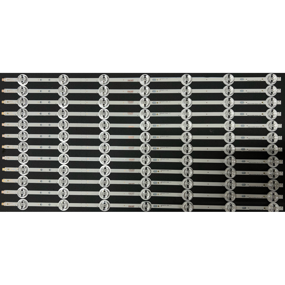 LED Backlight Strip other brands 55" - 12 strips x 7 LEDs - 3V - 593mm - SVS550AB5_REV7.1_7COB_140702