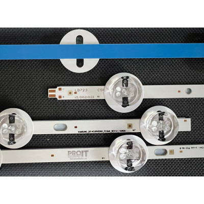LED Backlight Strip other brands 55" - 12 strips x 7 LEDs - 3V - 593mm - SVS550AB5_REV7.1_7COB_140702
