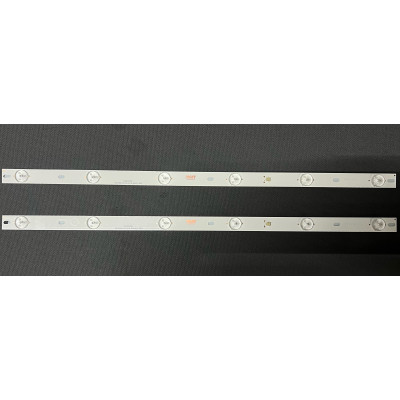 LED Backlight Strip other brands 28" - 2 strips x 6 LEDs - 3V - 493mm - ZK275D06-ZC21AG-02 - JL.D28061330-114AS-M