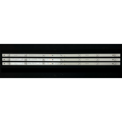 LED Backlight Strip other brands 40" - 3 strips x 7 LEDs - 3V - 757mm - JL.D40071330-002AS-M_V02
