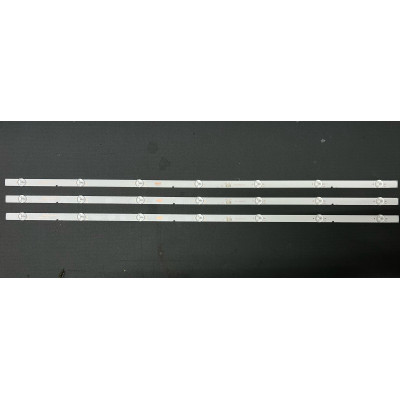 LED Backlight Strip other brands 40" - 3 strips x 7 LEDs - 3V - 768mm - ShineOn M08-SL40030-0701N-4040A - MS-L2405 V2