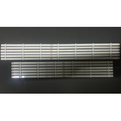 LED Backlight Strip Sony 65" - 6 strips x 13 LEDs (6 + 7) - 3V - I-6500SY80131-L-V2 + I-6500SY80131-R-V2