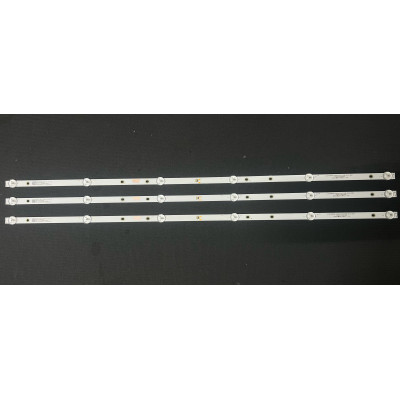 Комплект ленти универсални 40" - 3 ленти x 6 LED - 3V - 740mm - KJ395D06-ZC22AG-04E