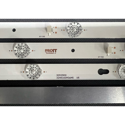 LED Backlight Strip other brands / TCL / Thomson 32" - 2 strips x 6 LEDs - 6V - 560mm