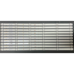 LED Backlight Strip Sony 55" - 10 strips x 6 LEDs - 3V - 530mm - Sony DRT L_R04_171128