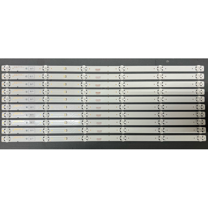 Sony 55" TV LED háttérvilágítás készlet - 10 darab x 6 LED - 3V - 530mm - Sony DRT L_R04_171128
