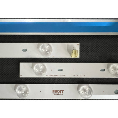 LED Backlight Strip Toshiba 32" - 3 strips x 8 LEDs - 3V - 630mm - IC-F-TBB032D315 - SVT320AE9_REV1.0_121012