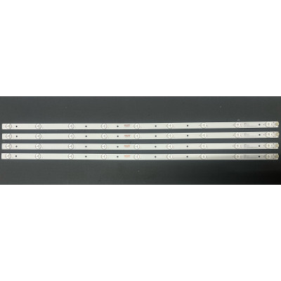 LED Backlight Strip other brands 40" - 4 strips x 9 LEDs - 3V - 785mm - CRH-K3953535T040942U-Rev1.1 W