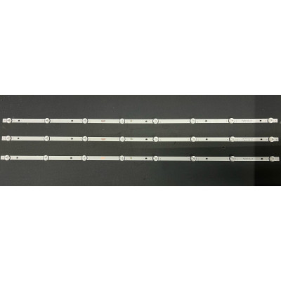 Комплект ленти универсални 43" - 3 ленти x 8 LED - 6V - 810mm - MS-L2306 V2 - 4 с 4 LED в паралелно