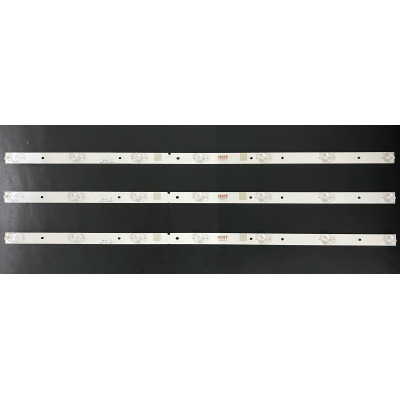 LED Backlight Strip Hisense 32" - 3 strips x 7 LEDs - 3V - 595mm - JL.D3271330-03DS-F - Hisense_32_HD315DH-B21_3x7_3030C_7S1P
