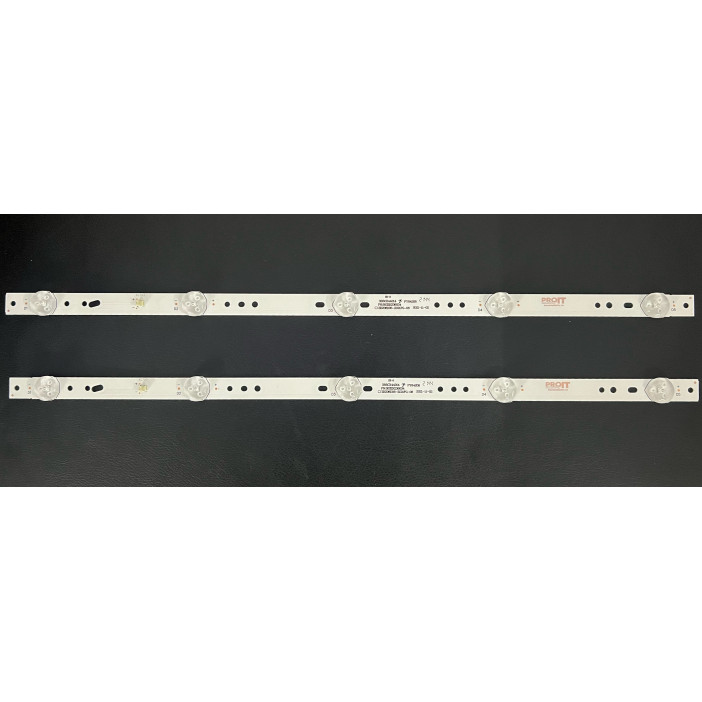 Комплект ленти универсални 24" - 2 ленти x 5 LED - 3V - 440mm - ZK236D05-ZC21FG-06 - CRH-K243535T020557M