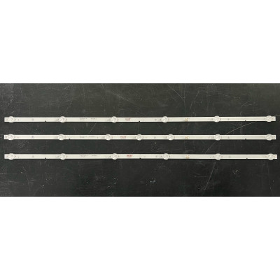 Комплект ленти универсални 40" - 3 ленти - 2x6 + 1x7 LED - 3V - 715mm - RF-AZ400018BE30-0601 A1 + RF-AZ400018AE30-0701 A1