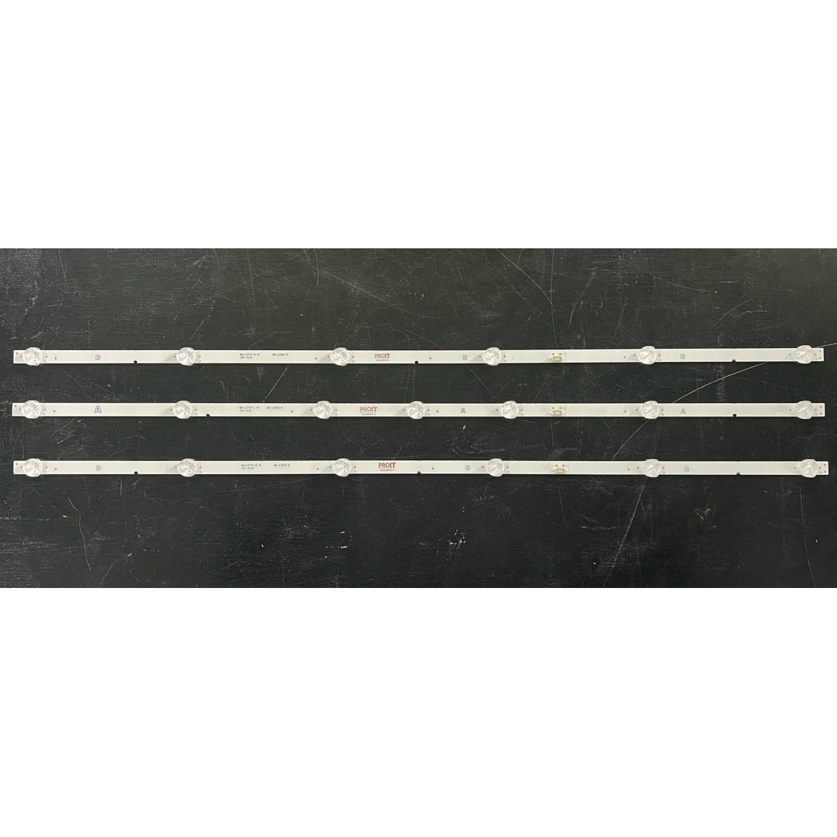 LED Backlight Strip other brands 40" - 3 strips - 2x6 + 1x7 LEDs - 3V - 715mm