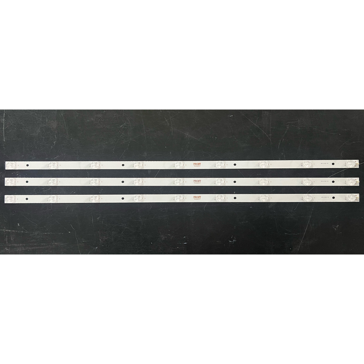 LED Backlight Strip other brands 40" - 3 strips x 9 LEDs - 3V - 750mm - CX40D09-ZC21FG-01 - MS-L1422 V2