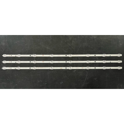 LED Backlight Strip other brands 43" - 3 strips x 8 LEDs - 3V - 770mm - LED42D08A-ZC26AG-02E + LED42D08B-ZC26AG-02E
