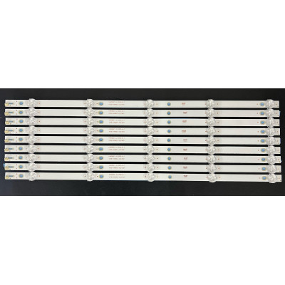 LED Backlight Strip other brands 49" - 9 strips x 5 LEDs - 6V - 475mm - K490WDC1 A2 - 4708-K49WDC-A2213N01