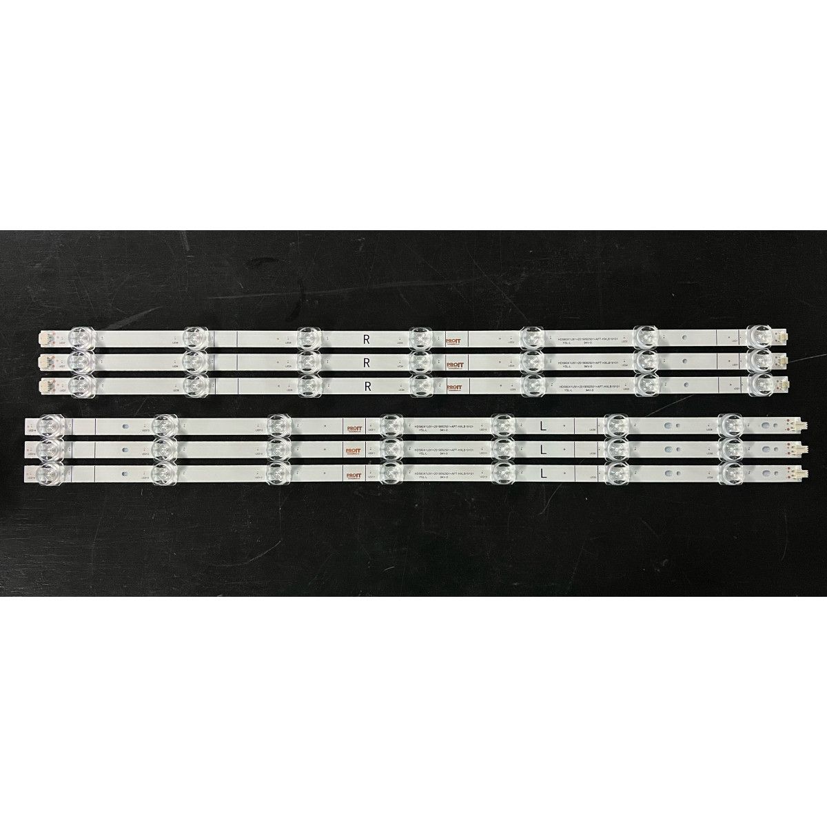 Комплект ленти Hisense 58" - 3 ленти x 14 LED (7 + 7) - 3V - 1100mm - LB58007 V0 - HD580X1U91