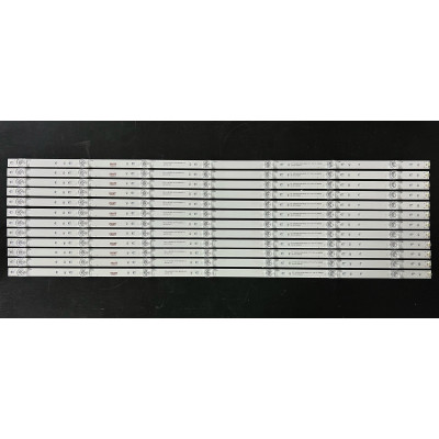 LED Backlight Strip Philips 70" - 12 strips x 7 LEDs - 3V - 735mm - LB-GM3030-GJ0D227012X7PB09-1-J