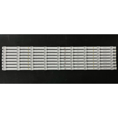 LED Backlight Strip Hisense 70" - 8 strips x 9 LEDs - 3V - 680mm - CRH-BX70X1U913030T080902H-REV1.2