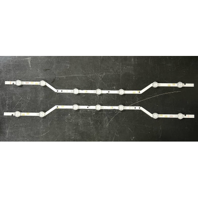 LED Backlight Strip Samsung 32" - 2 strips x 7 LEDs - 3V - 620mm - V8DN-320SM1-R1 - V5DN-320SM1-R2