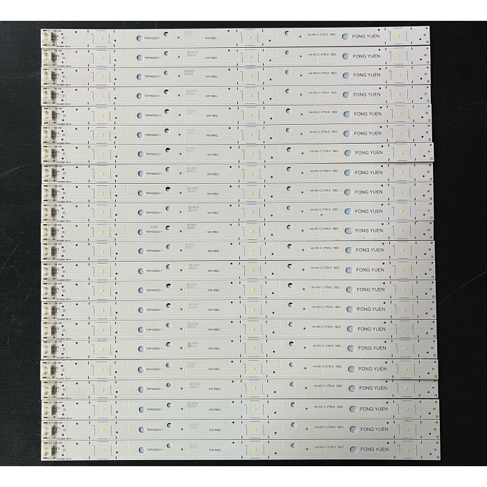 LED Backlight Strip Panasonic 55" - 22 strips x 3 LEDs (fara lupe) - 3V - 300mm - TNP4G623-1 - MK MVCVTN-0