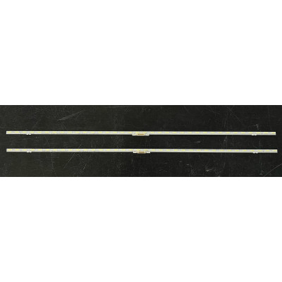 LED Backlight Strip Samsung 43" - 2 strips side x 36 LEDs - 3V - 466mm - BN96-52587A - LM-01040A - 43AU8K