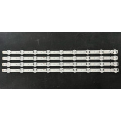 LG 65" TV LED háttérvilágítás készlet - 4 darab x 9 LED - 6V - 714mm - SSC_Trident_65UK63_S