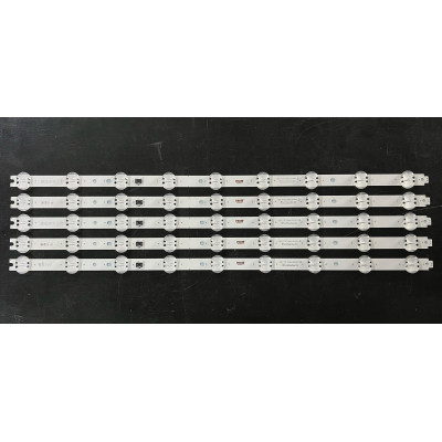 LED Backlight Strip LG 65" - 5 strips x 9 LEDs - 6V - 725mm - SSC_Y19_Trident_65UM75_S